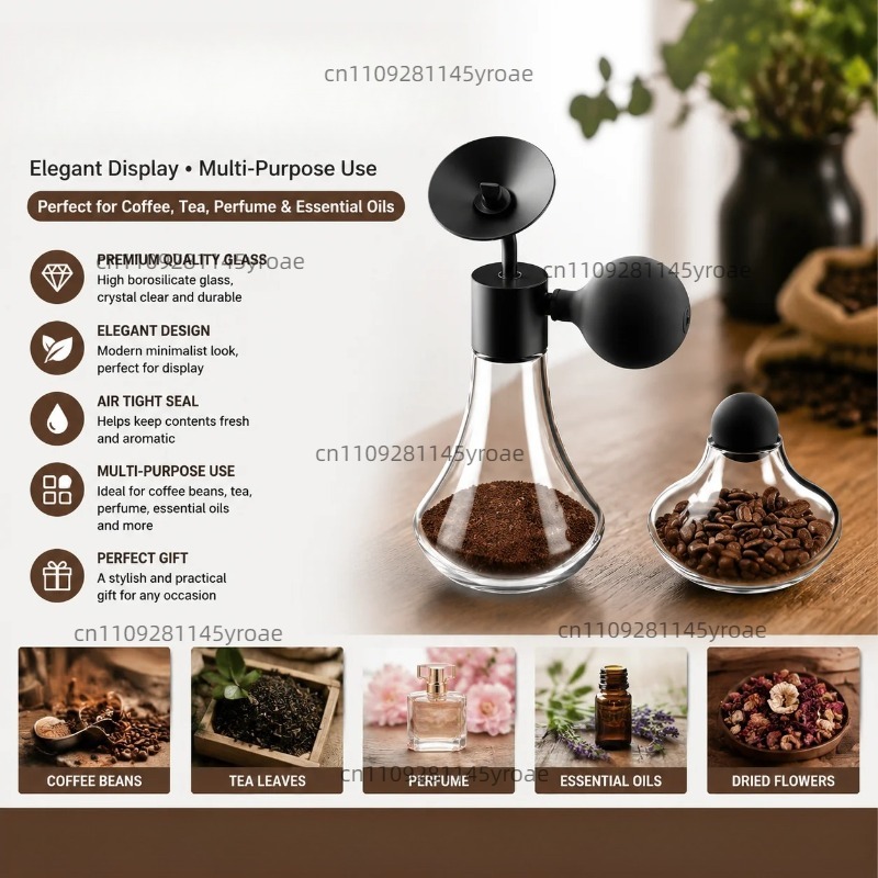 Essential Oils - Стеклянная бутылка для образцов ароматов, кофе,