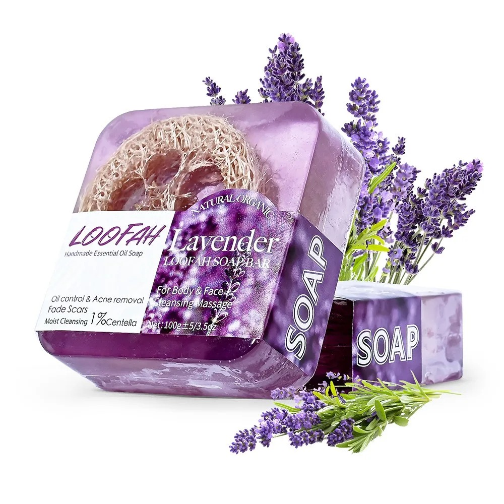 Lavender Oil - 100 г органического мыла с эфирным