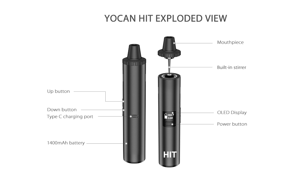 Оригинальный вейп-набор Yocan  – обзор и цена Dried Herbs